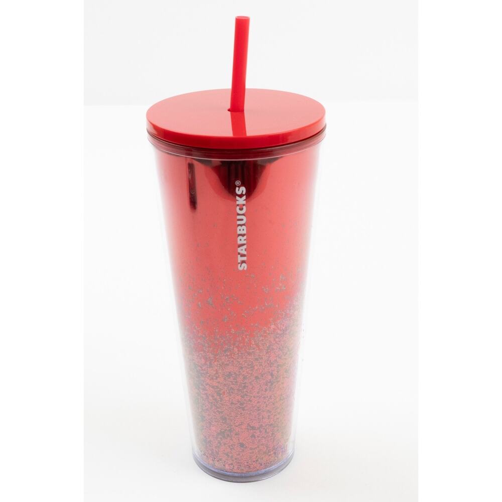 Starbucks Tumbler Cup Lot of 5 Studded Bling Gold Coral Glitter Cold Cup Ceramic - Picture 2 of 16
